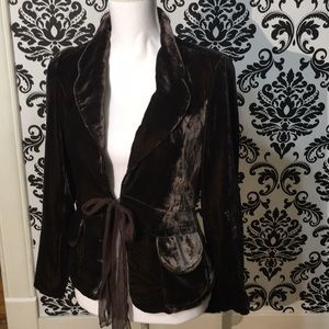 100% Silk Velvet Evening Coat